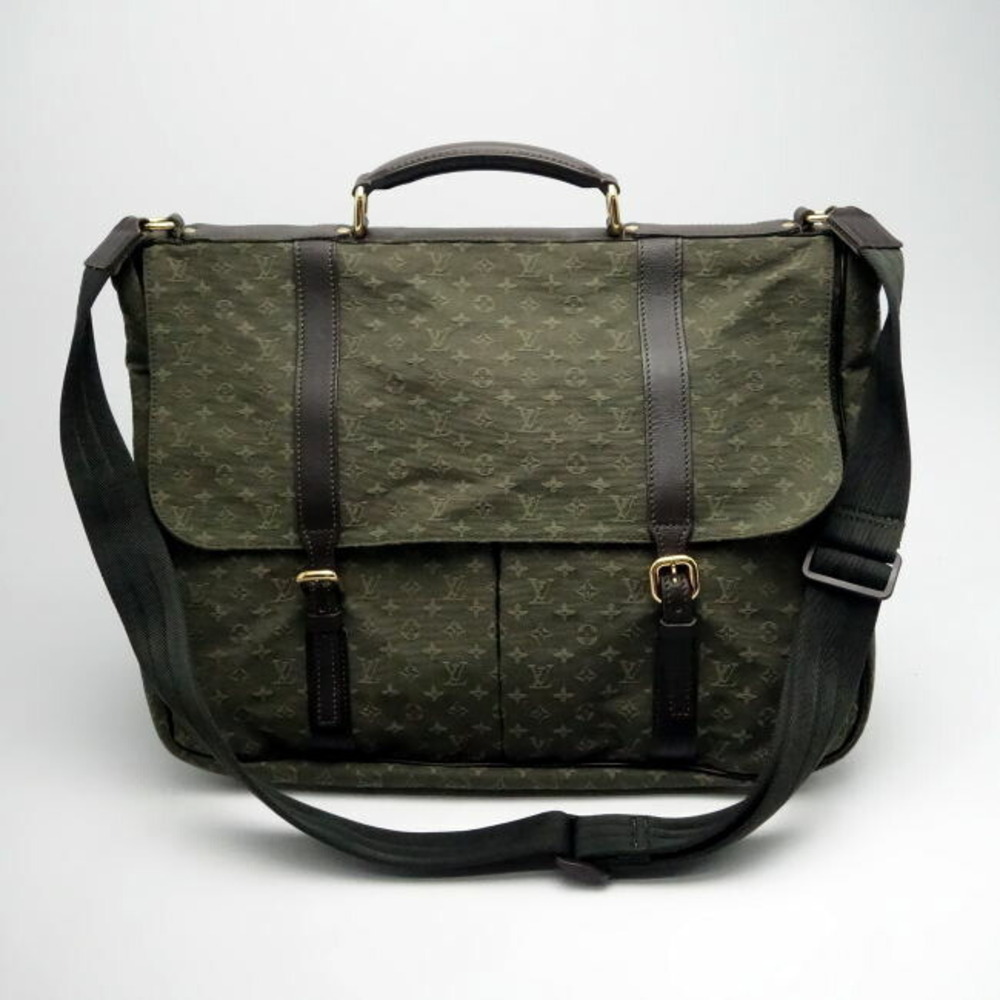 Louis Vuitton Monogram Shoulder Bag Denis Khaki